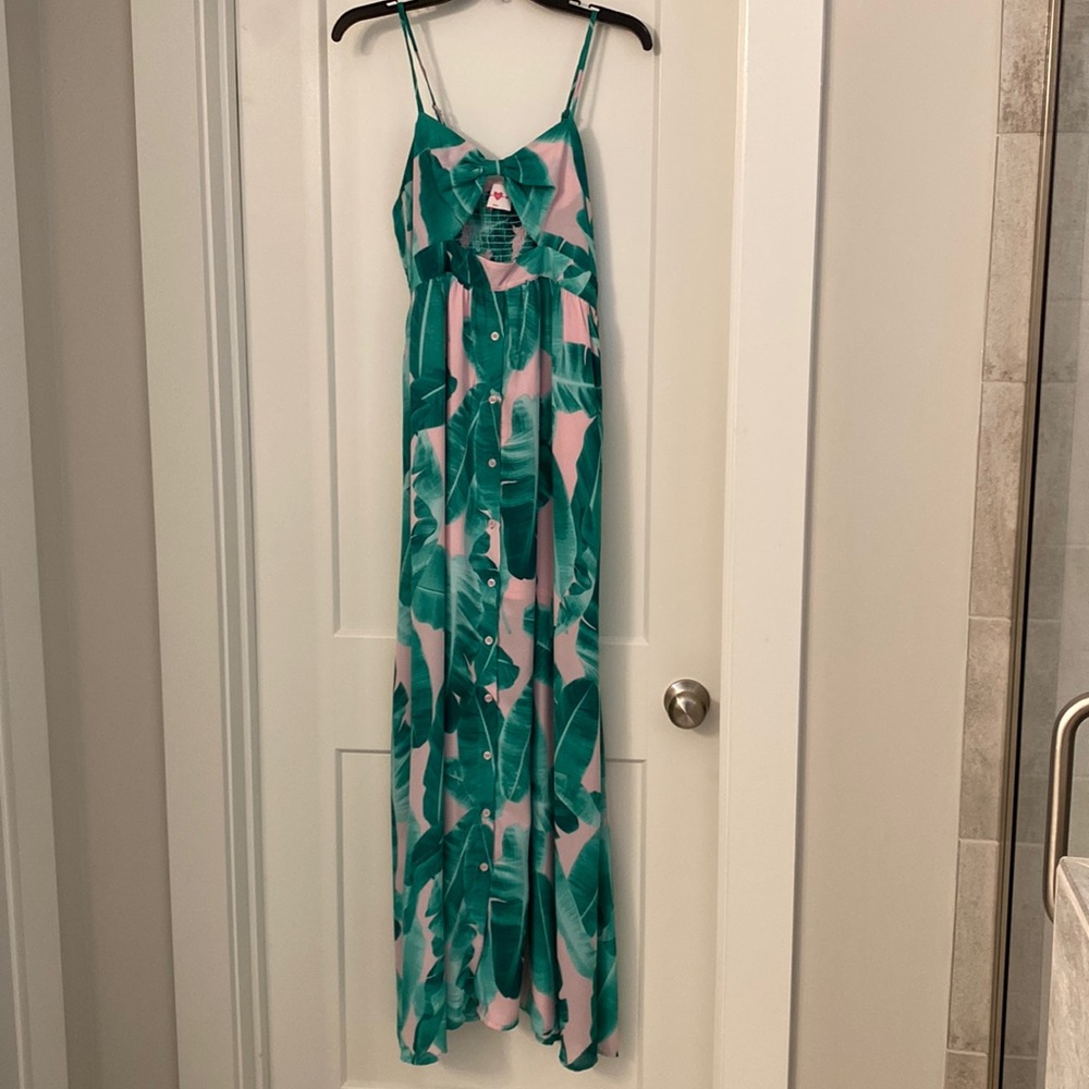 Buddy Love | Tropical Cut-out Maxi